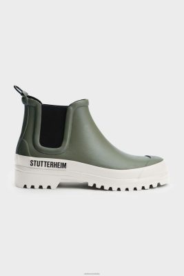 Stutterheim Chelsea Rainwalker verde/bianco - Stutterheim Boots 8V6X6260 unisex