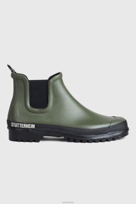 Stutterheim Chelsea Rainwalker verde/nero - Stutterheim Boots 8V6X6258 unisex