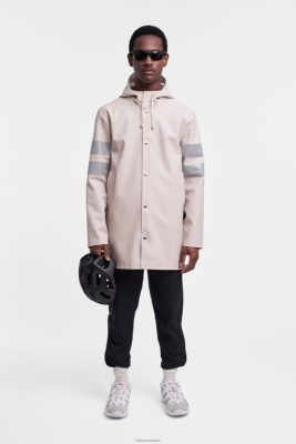 Stutterheim Impermeabile per bici di Stoccolma sabbia chiara - Stutterheim Raincoats 8V6X6137 uomini