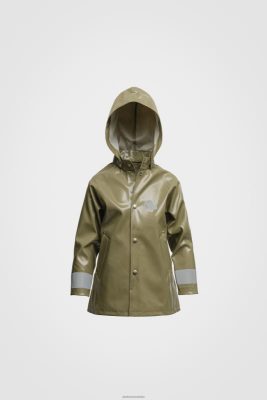 Stutterheim Mosebacke Mini Opale impermeabile per bambini aloe - Stutterheim Italia 8V6X6338 bambini
