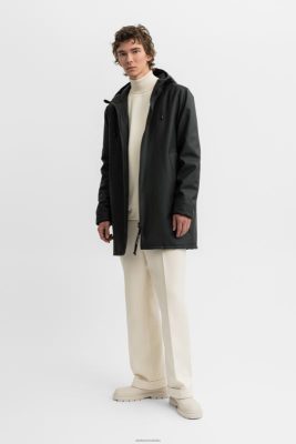 Stutterheim giacca invernale di Stoccolma nero - Stutterheim Italia 8V6X6251 uomini