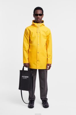 Stutterheim impermeabile di Arholma giallo - Stutterheim Raincoats 8V6X6124 uomini