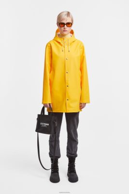 Stutterheim impermeabile di Stoccolma giallo - Stutterheim Raincoats 8V6X640 donne