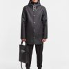 Stutterheim impermeabile di Stoccolma nero - Stutterheim Raincoats 8V6X6121 uomini
