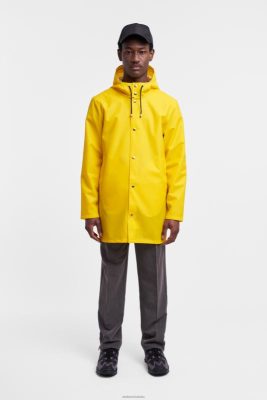 Stutterheim impermeabile leggero di Stoccolma giallo - Stutterheim Raincoats 8V6X6114 uomini