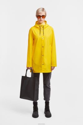 Stutterheim impermeabile leggero di Stoccolma giallo - Stutterheim Raincoats 8V6X654 donne