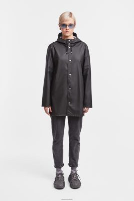 Stutterheim impermeabile leggero di Stoccolma nero - Stutterheim Raincoats 8V6X660 donne