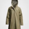 Stutterheim impermeabile leggero mosebacke aloe - Stutterheim Raincoats 8V6X629 donne