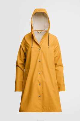 Stutterheim impermeabile leggero mosebacke miele caldo - Stutterheim Raincoats 8V6X6199 donne