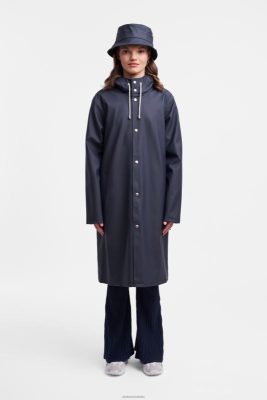 Stutterheim impermeabile lungo di Stoccolma marina - Stutterheim Raincoats 8V6X646 donne