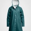 Stutterheim impermeabile mosebacke blu petrolio - Stutterheim Raincoats 8V6X6201 donne