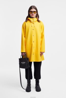 Stutterheim impermeabile mosebacke giallo - Stutterheim Raincoats 8V6X64 donne