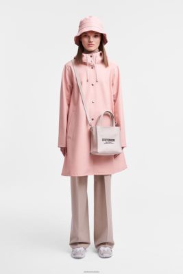 Stutterheim impermeabile mosebacke rosa pallido - Stutterheim Raincoats 8V6X6186 donne