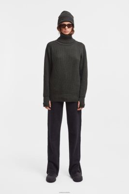 Stutterheim maglione a rulli originale verde - Stutterheim Italia 8V6X689 donne