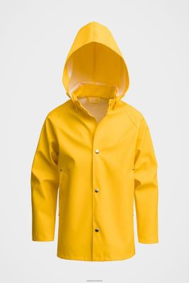 Stutterheim mini impermeabile per bambini giallo - Stutterheim Italia 8V6X6421 bambini