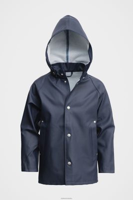 Stutterheim mini impermeabile per bambini marina - Stutterheim Italia 8V6X6335 bambini