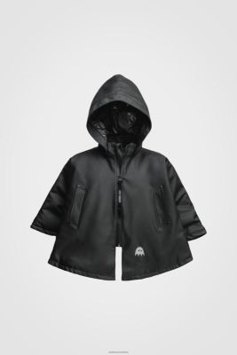 Stutterheim mini poncho invernale da concerto nero - Stutterheim Italia 8V6X6429 bambini