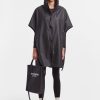 Stutterheim poncho leggero con cerniera lomma nero - Stutterheim Italia 8V6X682 donne